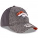 Men's Denver Broncos New Era Graphite Shadowed Team 2 39THIRTY Flex Hat 2771607